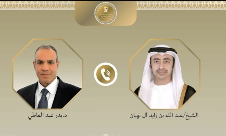 وزير الخارجية يبحث مع نظيره الإماراتي ضمانات أمن الخليج بعد التطورات الأخيرة 1