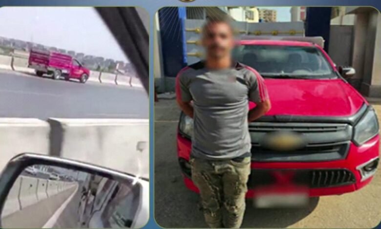فيديو أثار الغضب.. ضبط سائق ربع نقل بعد قيادته المتهورة عكس الإتجاه بالقليوبية 1