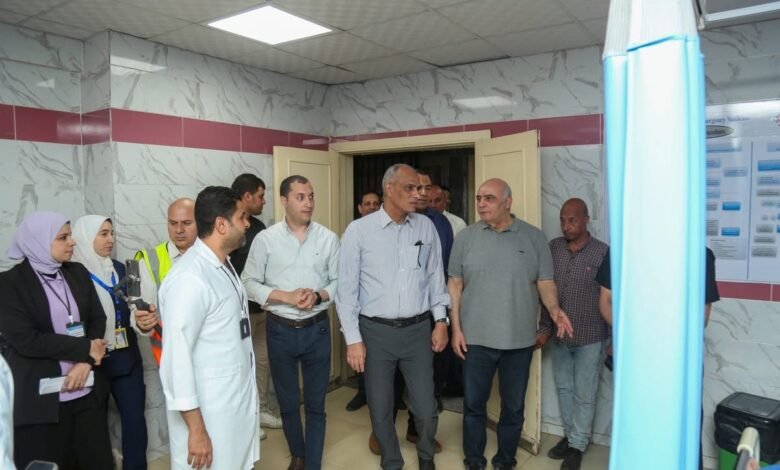 محافظ كفرالشيخ يتفقد مستشفى فوّه للتأمين الصحي 1