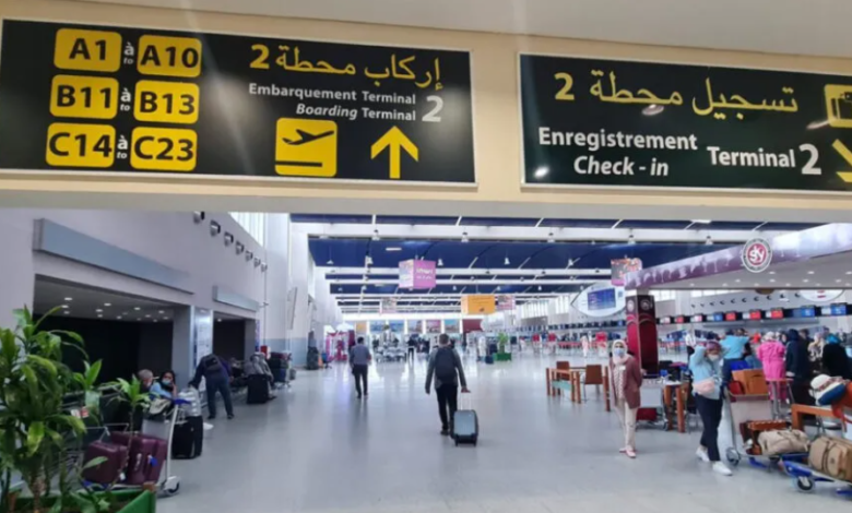 حركة المسافرين النشطة داخل صالات مطارات المغرب خلال النصف الأول من 2026