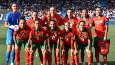 لاعبات المنتخب المغربي النسوي خلال استعداداتهن لكأس أمم إفريقيا 2026