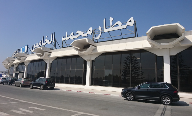 منظر جوي لمطار محمد الخامس حيث تم تعيين العربي الصبيحي مديراً لمطار محمد الخامس