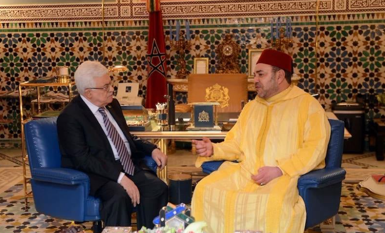 صورة رمزية للعلاقات الدبلوماسية حيث رئيس دولة فلسطين يبارك عيد العرش لجلالة الملك