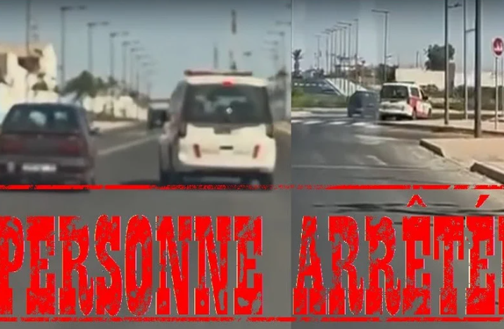 سائق يرفض الامتثال لشرطة أكادير
