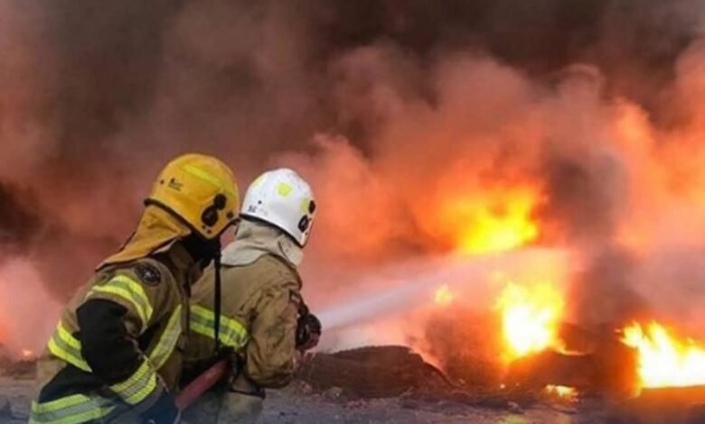 عاجل..حرائـ ـق تضرب منشآت كويتية بعد الهجـ ـمات الإيرانية.. وإصابات بين فرق الإطفاء 1