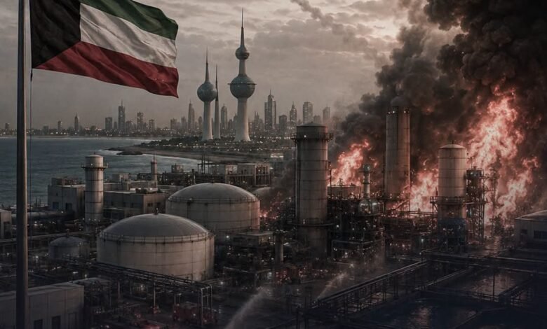 عاجل..إيران تستهدف محطات المياه والكهرباء الكويتية من جديد 1