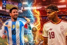 ليونيل ميسي ولامين يامال في مواجهة نهائية بكأس العالم 2026 بين الأرجنتين وإسبانيا