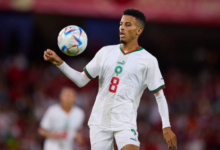 النجم المغربي أزّدين أوناحي خلال مباراة مع جيرونا وهو هدف برشلونة وأوناحي الجديد