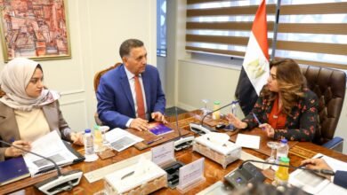وزيرة التنمية المحلية والبيئة ومحافظ القليوبية يبحثان تطوير منظومة الإدارة المتكاملة للمخلفات 2