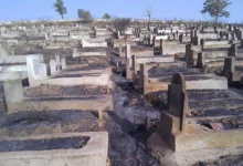 حريق مقبرة وادي زم