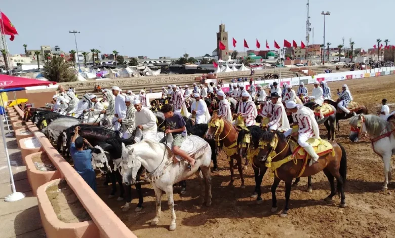صورة تعبيرية توضح فعاليات موسم مولاي عبد الله أمغار