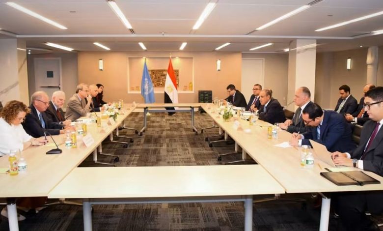 العلاقات المصرية الأمريكية والقضية الفلسطينية.. ملفات على طاولة وزير الخارجية في نيويورك 1