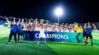 لبنان تتوج ببطولة غرب آسيا لكرة القدم للناشئين على حساب الأردن 82